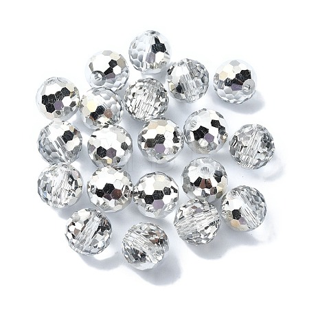 Half Plated Glass Beads EGLA-P059-02B-HP04-1