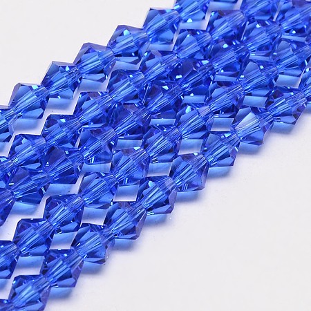 Transparent Glass Beads Strands EGLA-A039-T6mm-D08-1