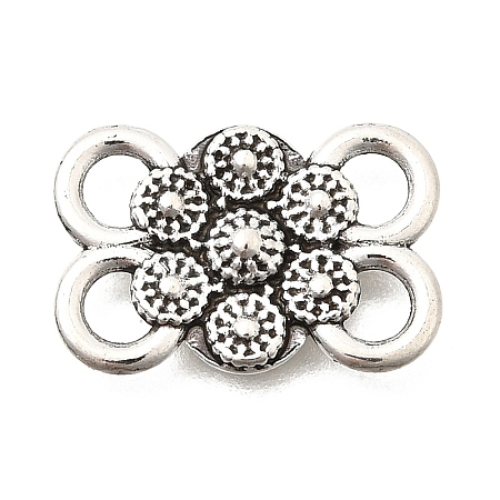 Tibetan Style Alloy Links Connector Charms FIND-D042-07D-AS-1