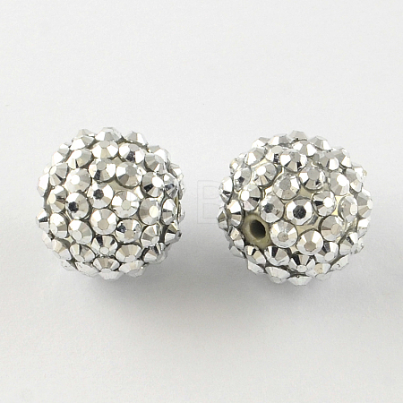 Resin Rhinestone Beads RESI-S315-12x14-15-1