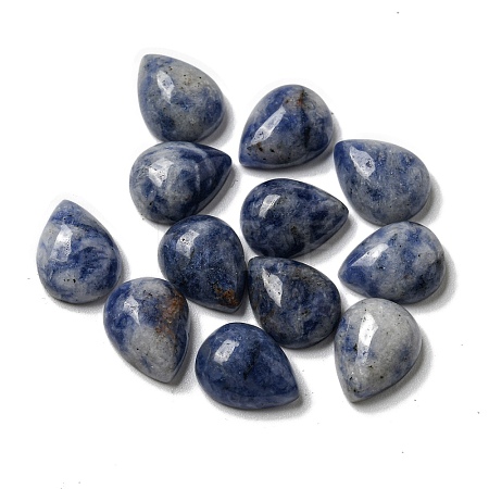 Natural Blue Spot Jasper Cabochons G-Q173-02C-18-1