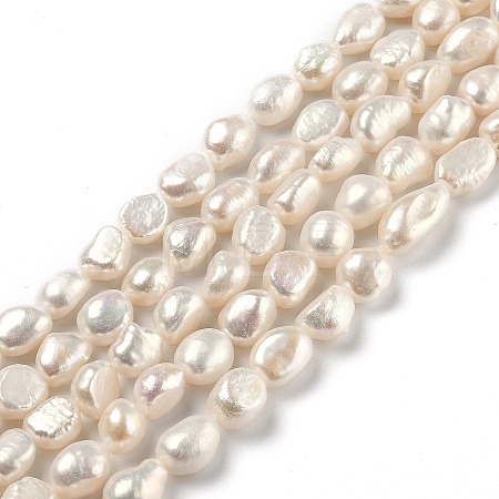 Natural Cultured Freshwater Pearl Beads Strands PEAR-L033-33D-1