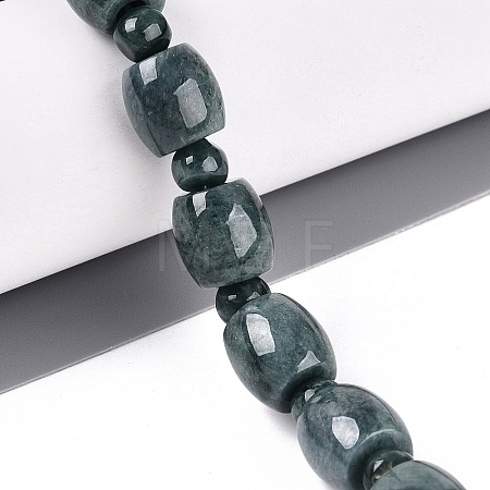 Natural Myanmar Jade Beads Strands G-Q608-17-1