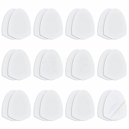 12 Pairs Polyester Non-Slip Shoes Pads AJEW-OC0016-09-1
