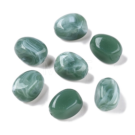 Opaque Acrylic Beads X-OACR-N137-36G-1