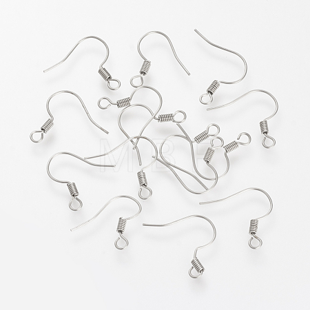 Tarnish Resistant 304 Stainless Steel Earring Hooks X-STAS-S066-10-1