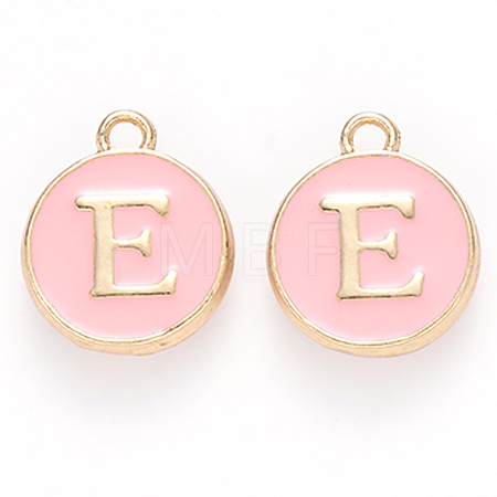 Golden Plated Alloy Enamel Charms LS-ENAM-S118-07E-1