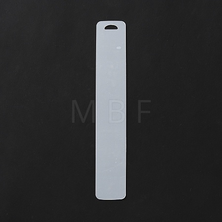 Transparent Blank Acrylic Bookmarks DIY-WH20007-63A-1