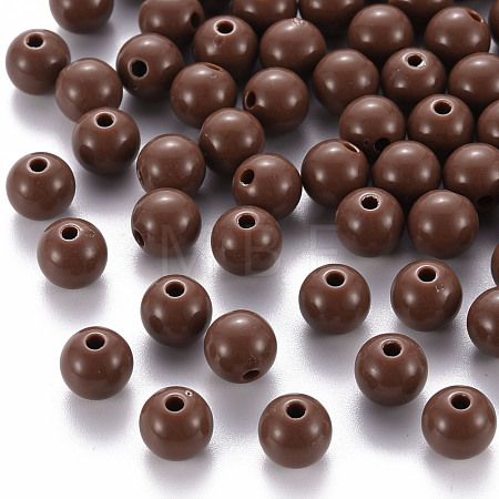 Opaque Acrylic Beads MACR-S370-C8mm-A17-1