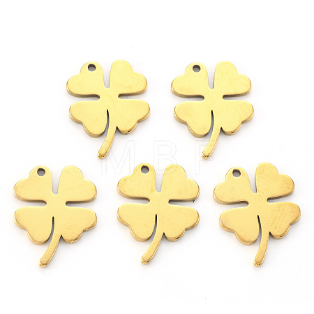PVD Vacuum Plating 304 Stainless Steel Pendants STAS-N092-42G-1