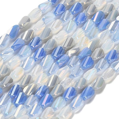 Electroplate Glass Beads Strands EGLA-P065-01A-05-1