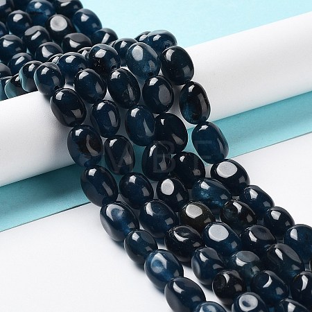 Natural White Jade Beads Strands G-E614-B01-12-1