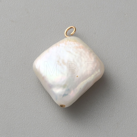 Natural Baroque Keshi Pearl Pendants KK-CJC0025-001G-08-1