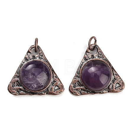 Natural Amethyst Pendants GG-CBACC2B-04R-05-1