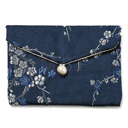 Chinese Style Floral Cloth Jewelry Storage Pouches AJEW-D065-01B-03-1