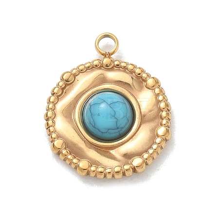 Synthetic Turquoise Pendants SA-CBA50C9-05G-1
