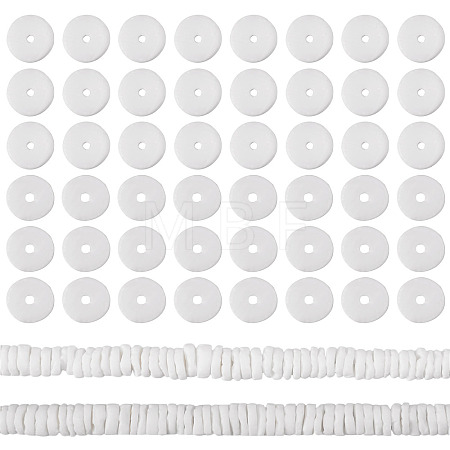2 Strands Natural White Shell Beads Strands BSHE-TA0001-38-1