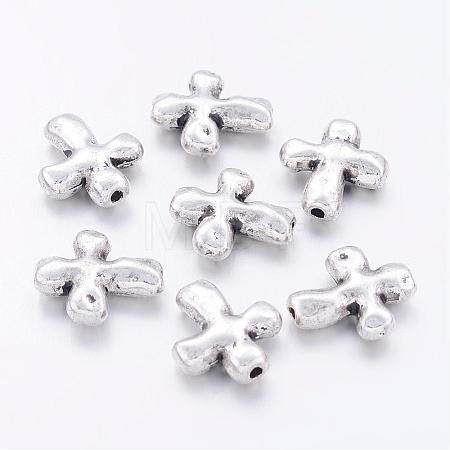 Tibetan Style Alloy Beads PALLOY-A018-AS-RS-1