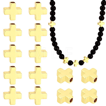 60Pcs Brass Beads KK-BBC0028-64-1