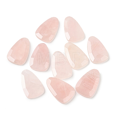 Natural Rose Quartz Cabochons G-Z028-02-1