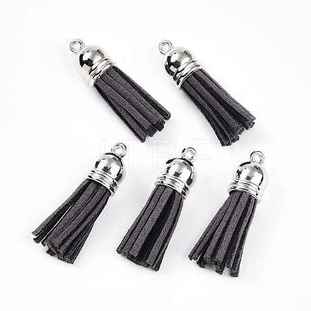 Faux Suede Tassel Pendant Decorations X-FIND-T002-A32-1