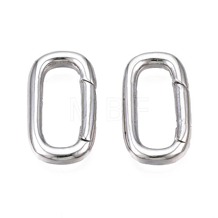 Brass Spring Gate Rings KK-N216-357P-1