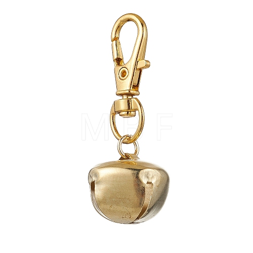 Iron Bell Pendant Decoration HJEW-JM02227-02-1