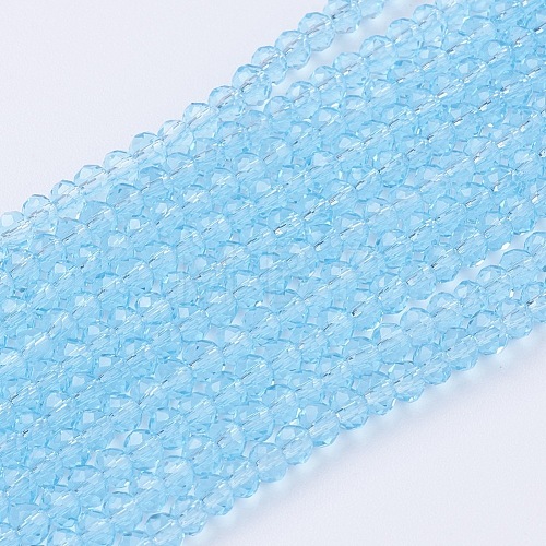 Glass Beads Strands GLAA-G045-B07-1