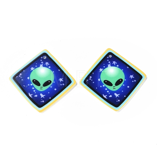 Alien Theme Acrylic Pendants MACR-E013-03A-1