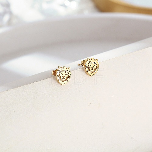 304 Stainless Steel Stud Earrings for Women FU7169-1-1