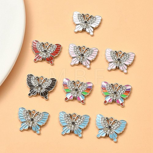 Alloy Enamel Pendants ENAM-YW0003-53B-1