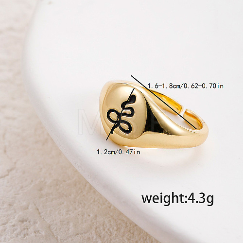 Brass Cuff Rings for Women SF4923-1-1