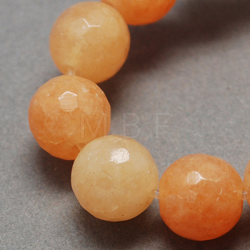 Natural Jade Bead Strands G-R166-10mm-23-1