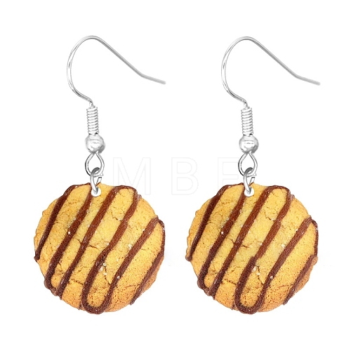 Acrylic Food Model Dangle Earrings PW-WG51A76-10-1