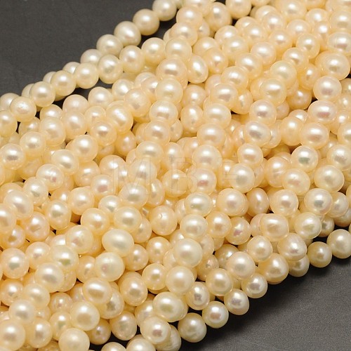 Natural Cultured Freshwater Pearl Beads Strands PEAR-F001-30-01-1