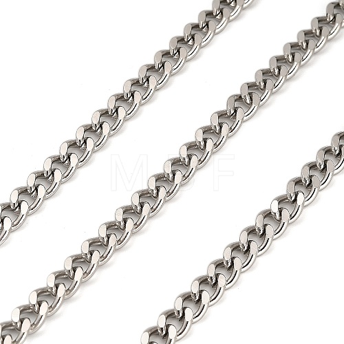 Titanium Steel Curb Chains CHS-G040-02P-1