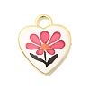 Printed Brass Pendants KK-K274-08G-2