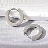 Tarnish Resistant 202 Stainless Steel Huggie Hoop Earrings X-EJEW-O087-09A-P-4
