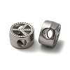 Non-Tarnish 304 Stainless Steel Hollow Beads STAS-I203-45P-2