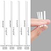 Olycraft 8 Sets 4 Styles ABS Plastic Square Bar Rods DIY-OC0008-29-2