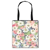 Daisy Flower Printed Polyester Shoulder Bag PW-WG89199-07-1