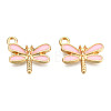 Light Gold Plated Alloy Charms ENAM-T009-02E-2
