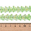 Transparency Electroplate Glass Beads Strands GLAA-T023-39A-07-4