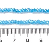 Baking Electroplate Glass Beads Strands X-DGLA-A039-J4mm-B12-4