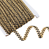 Polyester Braided Lace Trim OCOR-WH0082-560B-1