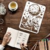 Plastic Reusable Drawing Painting Stencils Templates DIY-WH0202-261-3