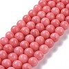 Natural Malaysia Jade Beads Strands G-A146-6mm-B08-2