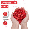 600Pcs Dyed Natural Wood Beads COCO-SC0002-39-2