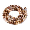 Natural Wood Lace Stone Wooden Jasper Beads Strands G-B128-A04-01-3