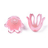 Spray Paint ABS Plastic Imitation Pearl Beads MACR-N013-001C-3